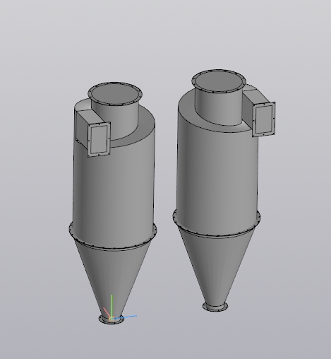 3D модель Габаритная модель ЦОЛ-4500