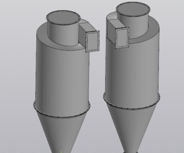 3D модель Габаритные модели ЦОЛ-9000 (левый и правый).