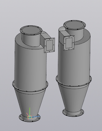 3D модель модель габаритная ЦОЛ-1000