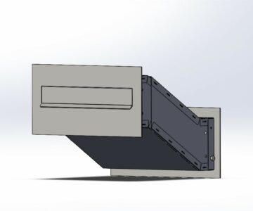 3D модель Встраиваемый почтовый ящик