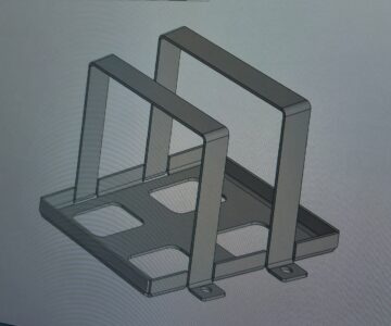 3D модель Площадка АКБ по приложению J