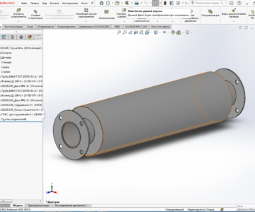 3D модель Глушитель шума SD150