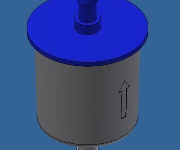 3D модель Фильтр тонкой очистки топлива 17.193.1117010