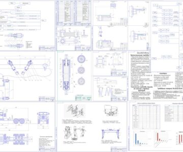 Чертеж Разработка подвески кабины УраЛ-4320