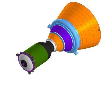 3D модель Проектирование форсуночной головки камеры сгорания жидкостного ракетного двигателя с тягой 200 кН