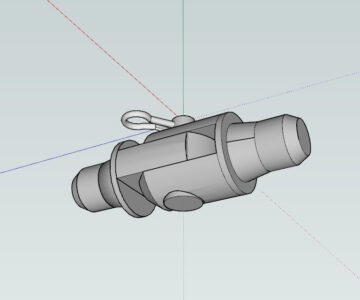 3D модель Поворотный коннектор ProLite