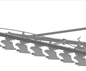3D модель Плуг восьми корпусный сельскохозяйственный