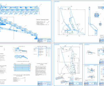 Чертеж Совершенствование комплекса машин для выращивания кукурузы в лесостепи с разработкой плуга распашного