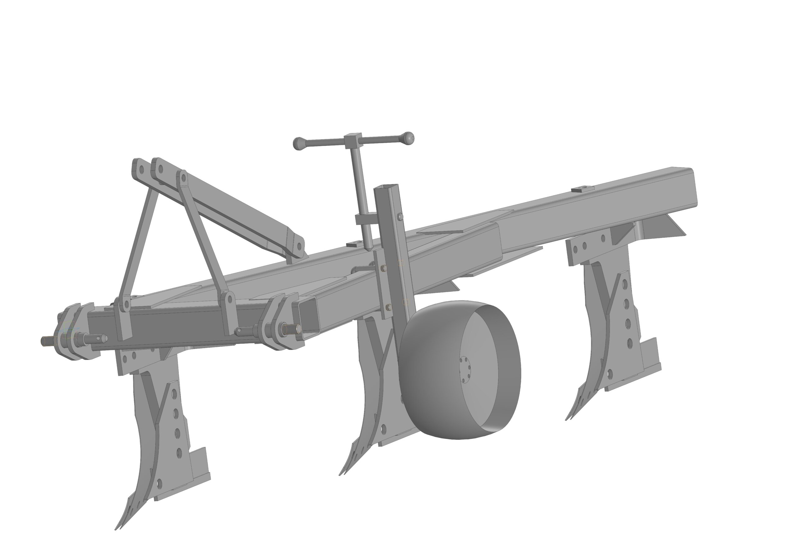 3D модель Плуг-навесной трёхкорпусный ПЛН-3-35