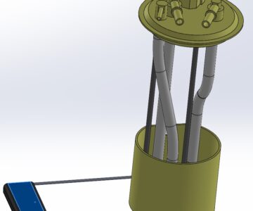 3D модель Датчик уровня топлива ГАЗ Дизель Арт. 33021139020