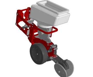 3D модель Сошник пропашной сеялки Massey Ferguson