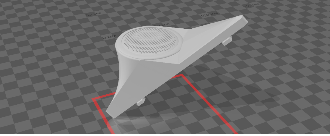 3D модель Решетка твитера Mitsubishi Carisma