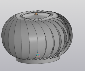 3D модель Турбодефлектор Ду500