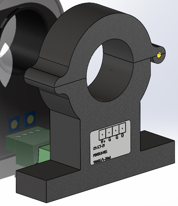 3D модель Датчик постоянного тока C2U-100,4..20