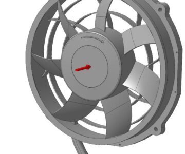 3D модель Электровентилятор безщеточный RC-U 01348