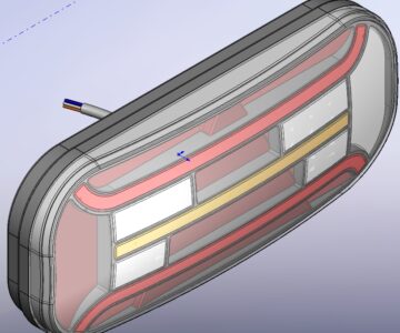 3D модель Фонарь задний Fristom FT-610 LED DI