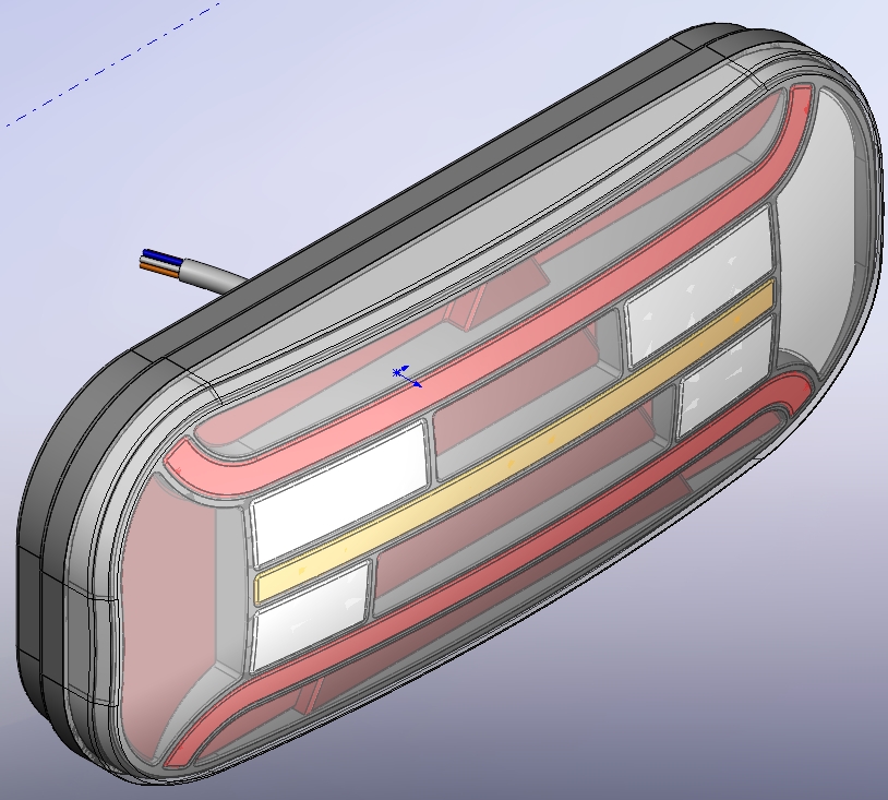 3D модель Фонарь задний Fristom FT-610 LED DI