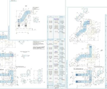 Чертеж Газоходы внешние -реконструкция раздел КМ(КМД)