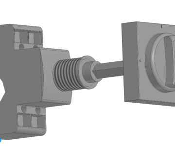 3D модель ARMAT Ручка выносная для модульного оборудования IEK