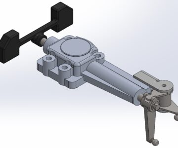 3D модель Крышка механизма управления КПП Арт. C40R13-1702208