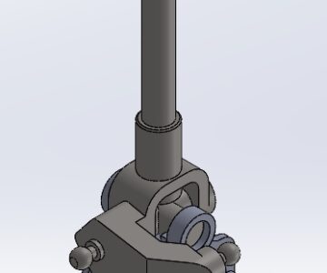 3D модель Механизм управления КПП ПАЗ (мастер-опора) арт. C40R13.1703010