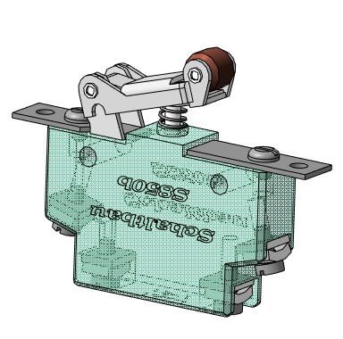 3D модель 3D Модель "Микропереключатель Schaltbau S800e"