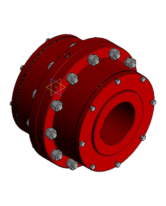 3D модель Муфта зубчатая МЗ-10 - трехмерная модель