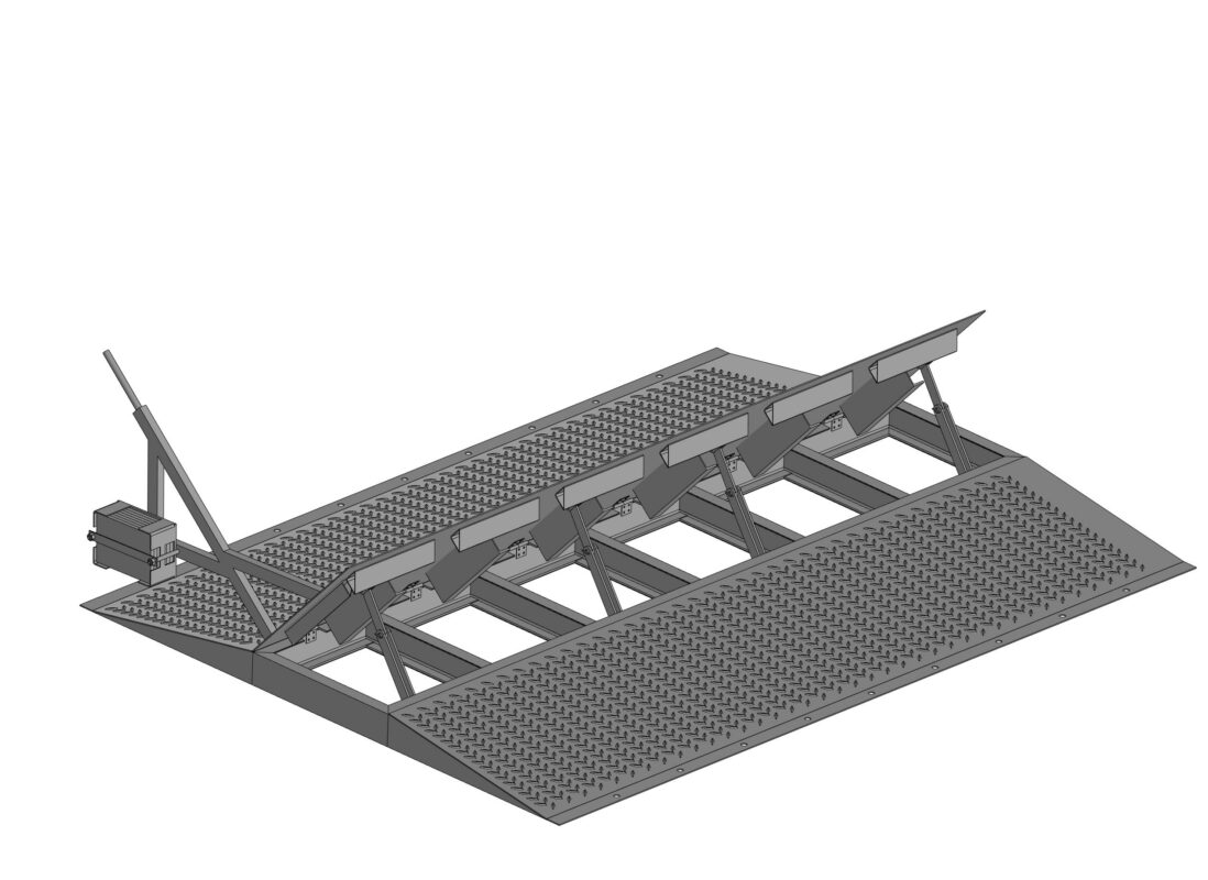 3D модель Дорожный блокиратор, противотаранное устройство