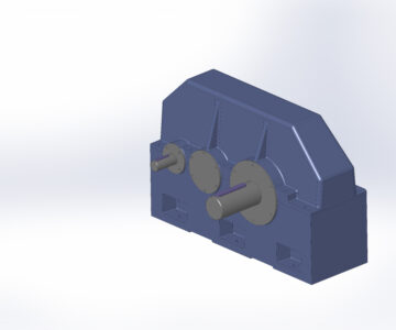 3D модель Редуктор Ц2У-315-31,5-11Ц-У2