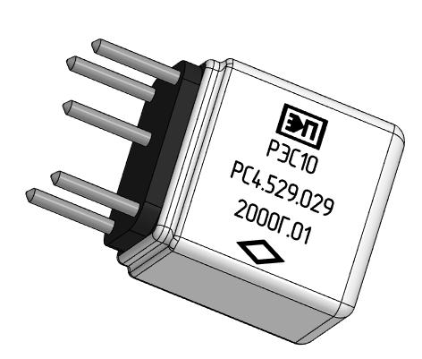 3D модель Реле РЭС10
