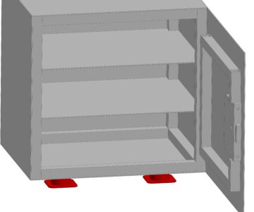 3D модель Сейф 500х500х400