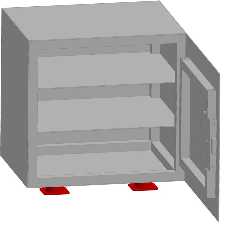 3D модель Сейф 500х500х400