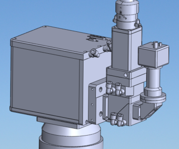 3D модель Лазерная сварочная головка со сканатором SW-30 QBH