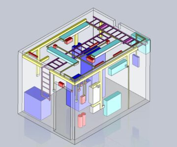 3D модель Контейнер-аппаратная базовой станции