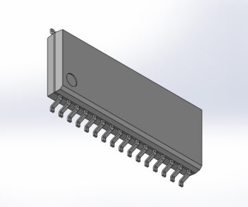 3D модель 3D модели корпусов SOIC