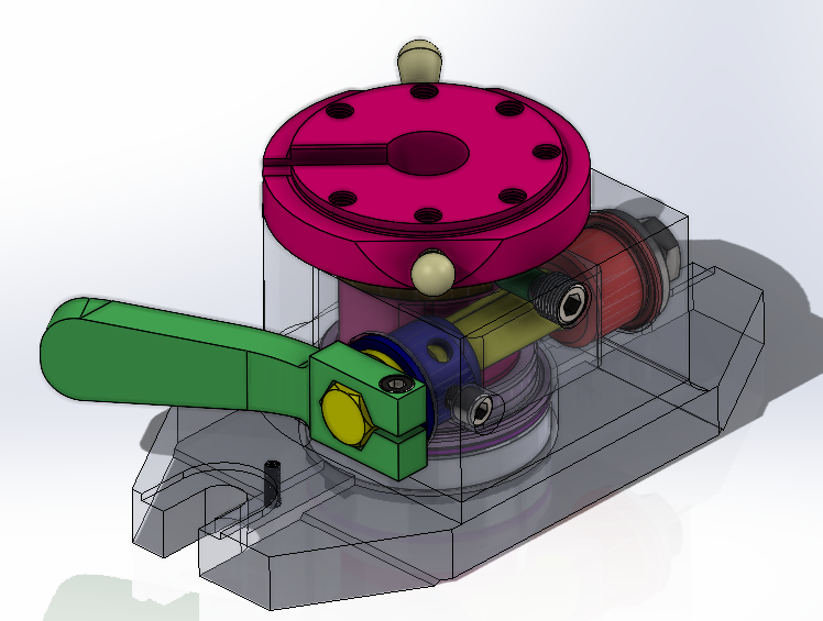 3D модель Приспособление делительное  00-000.06.24.24.00 в SolidWorks 2022