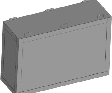 3D модель Болтомойка с ящиком для ополаскивания