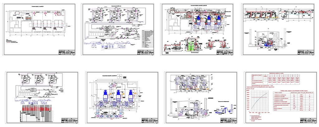 Чертеж Реконструкция котельной в связи с изменением мощности