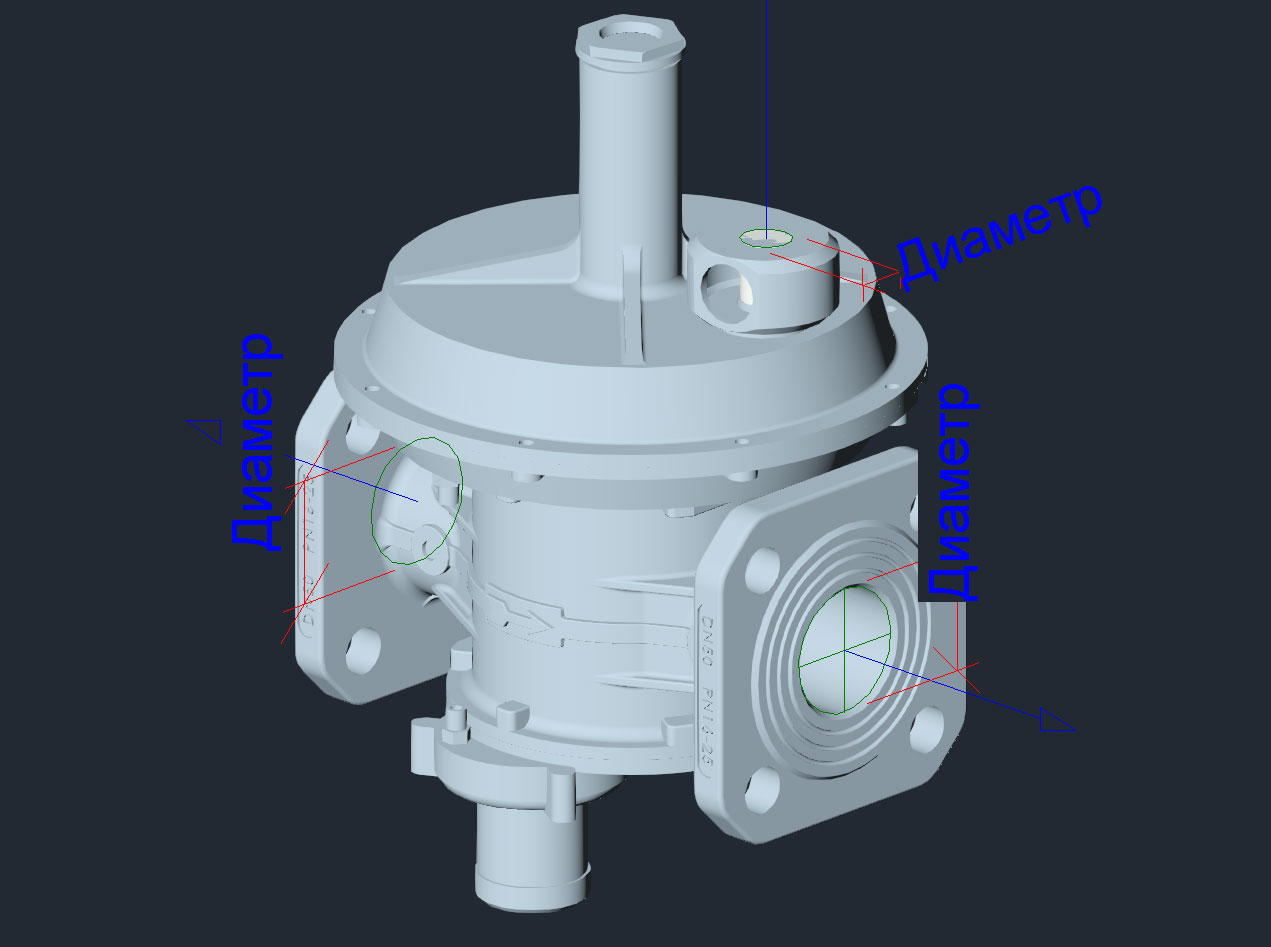 Регулятор давления газа Madas RG/MB DN50 - Чертежи, 3D Модели, Проекты ...