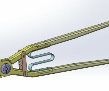 Чертеж Клещи в SolidWorks 2023