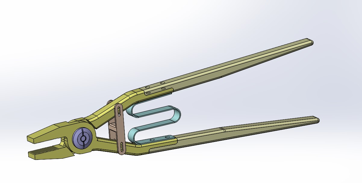 Чертеж Клещи в SolidWorks 2023