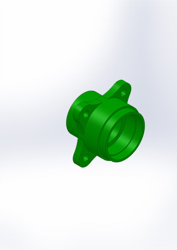 3D модель Твердотельная модель обоймы ступицы ЗАЗ 965, 966-3104019