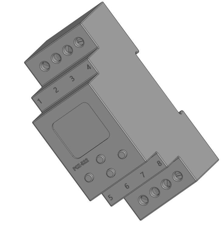 3D модель 3D модель для реле времени PCZ-522 (Евроавтоматика F&F)