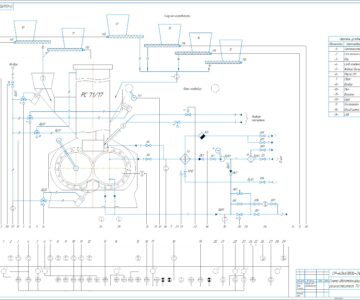 Чертеж Разработка системы управления процессом изготовления резиновой смеси