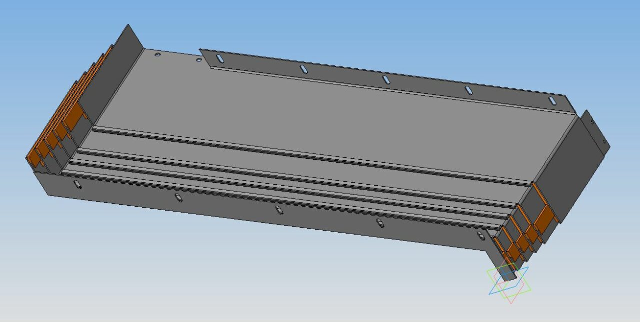 3D модель Телескопическая защита станка DMU 80 P