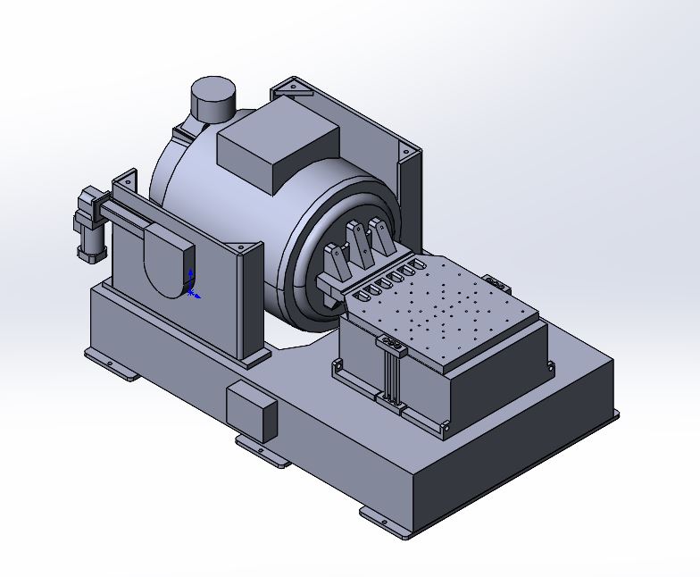 3D модель Основная часть вибростенда Vibration System EV440.HG60M