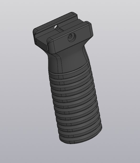 3D модель Тактическая рукоять на планку Пикатинни