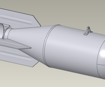 3D модель Макет ОФАБ-100-120