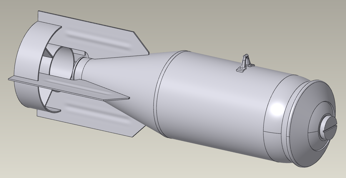 3D модель Макет ОФАБ-100-120