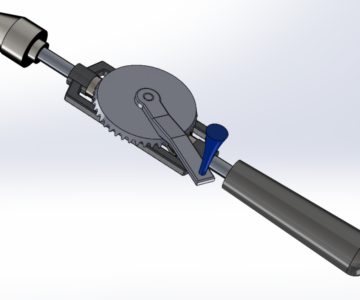 3D модель Дрель ручная в SolidWorks